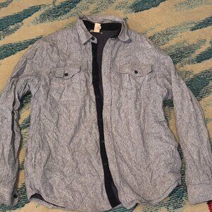 Carbon2Cobalt Mens Medium Button-Up Shirt